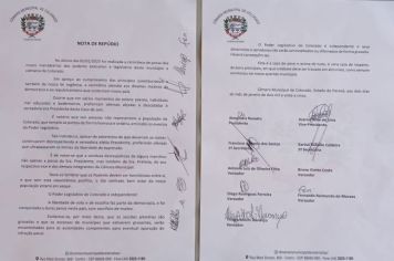 NOTA DE REPÚDIO