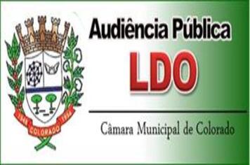Assista: Audiência Pública da LDO (01/07/19)