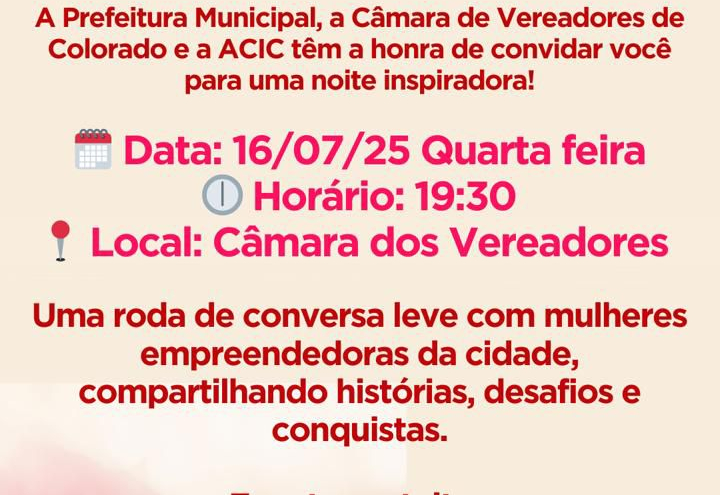 Evento - Empreendedorismo Feminino
