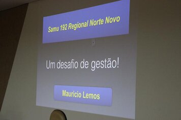 Foto - CÂMARA RECEBE DR. MAURÍCIO MEDEIROS LEMOS DIRETO DO SAMU - MARINGÁ.